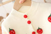 Strawberries Knitted Two Piece Set