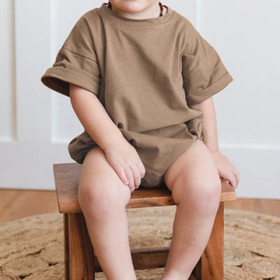 Brown Oversized Bodysuit