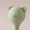 Sage Green Bear Silicone Sand Rattle