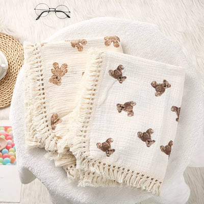 Bear Muslin Blankets