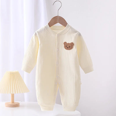 Light Yellow Bear Night One-Piece