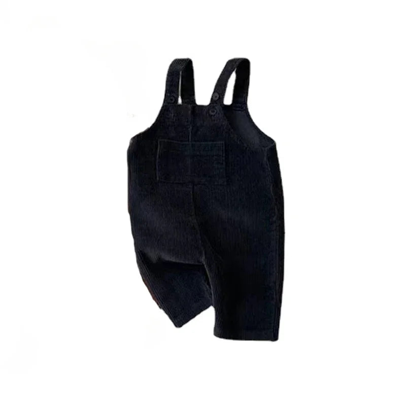 Navy Corduroy Dungarees