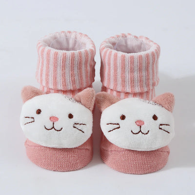 Pink Cat Socks