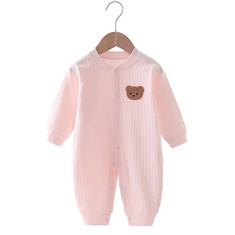 Light Pink Bear Night One-Piece