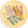 3pcs Silicone Fork & Spoons Sets