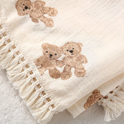 Bear Muslin Blankets