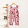 Pink Heart Corduroy Dungarees