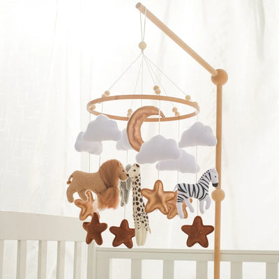 Safari Wooden Cot Mobiles