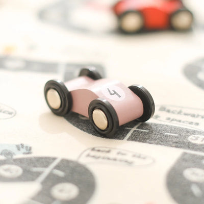 Reversible Traffic Road Map & Wooden Cars