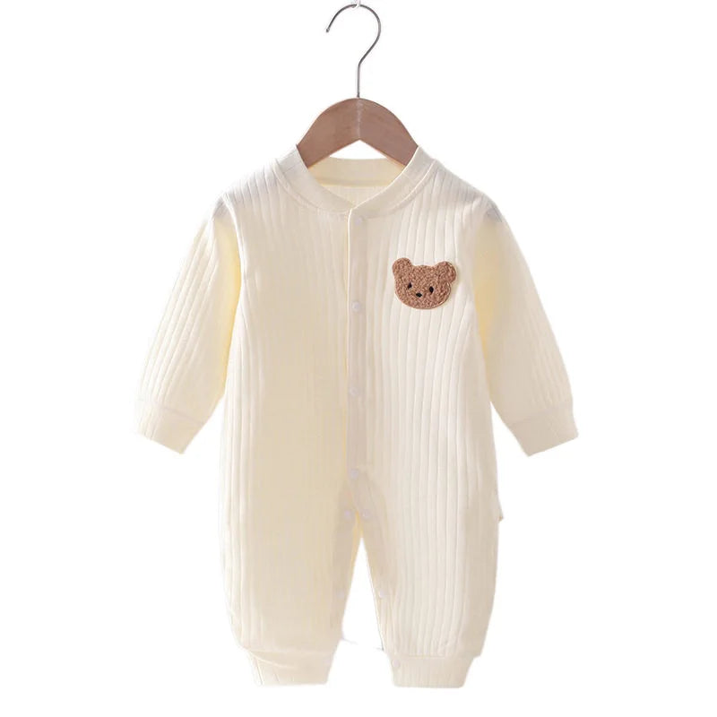 Light Yellow Bear Night One-Piece